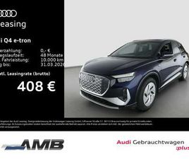 AUDI Q4 SPORTBACK E-TRON 40 S LINE 40 STANDKLIMA/SPORTSITZE/04.30GARANTIE