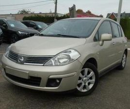 NISSAN TIIDA ② NISSAN TIIDA 1.6I BENZINE * 07/2009 *DIGITALE AIRCO*EXPORT — NISSAN — 2EMEMAIN