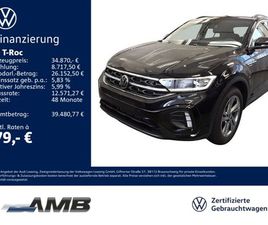 VOLKSWAGEN T-ROC T-ROC R-LINE 1.5 TSI DSG/AHK/MATRIX/STANDH/4.30GARANTIE