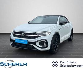 VOLKSWAGEN T-ROC CABRIOLET T-ROC CABRIOLET R-LINE 1.5 TSI IQ.LIGHT BLACK STYLE BEATS REAR VIEW SHZ IQ.DRIVE ACC APP