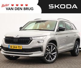 SKODA KODIAQ 1.5 TSI SPORTLINE BUSINESS 150PK DSG | DEALER ONDERHOUDEN | LED MATRIX | PANORAMADAK | CAMERA | TREKHAAK | STOELVERWARMING