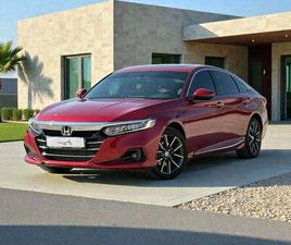 HONDA ACCORD EXL 1.5L TURBO A/T | 2022 | GCC SPECS | AED 1,200 PER MONTH