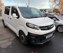 VAUXHALL VIVARO 2021 VAUXHALL VIVARO 3100 2.0D 120PS EDITION H1 VAN PANEL VAN DIESEL MANUAL