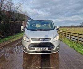 FORD TRANSIT CUSTOM 2016 FORD TRANSIT CUSTOM 270 LTD E-TECH SILVER DRIVES PERFECT 8M MOT 161K