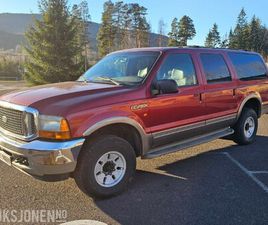 FORD EXCURSION 2000 FORD EXCURSION POWER STROKE 7,3 TURBO DIESEL V8 LIMITED, AUTOMAT, 4X4, HENGERFESTE, SKINNINTERIØR