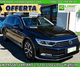 VOLKSWAGEN PASSAT VARIANT PASSAT 8ª SERIE PASSAT VARIANT 2.0 TDI DSG HIGHLINE BLUEMOTION TECHNOLOGY