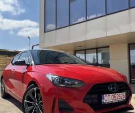 HYUNDAI VELOSTER 1.4 T-GDI TURBO, 2019 - COUPE SPORT RAR PE PIAȚĂ, ADUS DIN COREEA, 42,150 KM REALI,