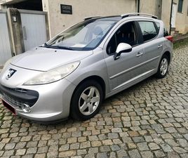 PEUGEOT 207 7 SW 1.4I SPORT - NACIONAL - GASOLINA / GPLSISTEMA VERDE DOS NOVOS ... JULHO/08