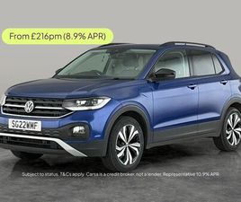VOLKSWAGEN T-CROSS 1.0 TSI BLACK EDITION SUV 5DR PETROL MANUAL EURO 6 (START/STOP) (110 PS)