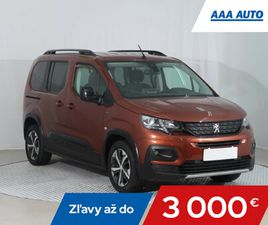 PEUGEOT RIFTER 1.2 PURETECH, GT LINE, AUTOMAT, SR,2.MAJ