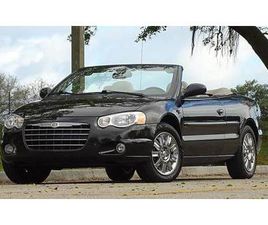 2005 CHRYLSER SEBRING CONVERTIBLE LIMITED EDITION 40000 ONE OWNER MILE