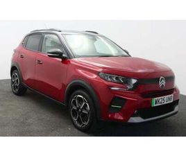 2025 CITROEN E-C3 STANDARD RANGE 44KWH MAX HATCHBACK 5DR ELECTRIC AUTO (7.4KW CHARGER) (113 P HAT...