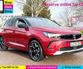 2023 VAUXHALL GRANDLAND 1.2 TURBO ELITE SUV 5DR PETROL AUTO EURO 6 (START/STOP) (130 PS) HATCHBACK PETRO...