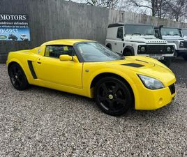 2002 VAUXHALL VX220 2.2I 16V LIGHTNING YELLOW TARGA 2DR CONVERTIBLE PETROL MANUAL