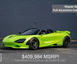 2024 MCLAREN 750S SPIDER CONVERTIBLE 2D