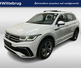 VOLKSWAGEN TIGUAN VOLKSWAGEN TIGUAN 1.4 TSI EHYBRID R-LINE / AUTOMAAT/ PANO/ LEDER/ MEMORY SEAT/ KEYLESS/ ELEKTR. TREKHAAK/ DODE HOEK/ 360 CAMERA/ STUUR + STOELVERWARM./ APP CONN