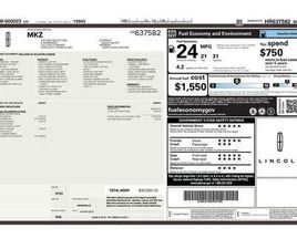 USED 2017 LINCOLN MKZ BASE