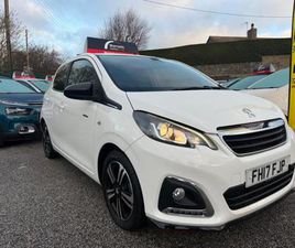 2017 PEUGEOT 108 1.2 PURETECH GT LINE EURO 6 5DR HATCHBACK PETROL MANUAL
