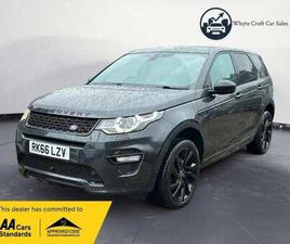 LAND ROVER DISCOVERY SPORT D180 2016 LAND ROVER DISCOVERY SPORT 2.0 TD4 180 HSE DYNAMIC LUX 5DR AUTO ESTATE DIESEL AUTOMATIC