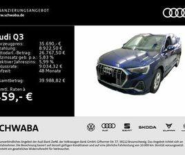 AUDI Q3 S LINE 35 TFSI S TRONIC