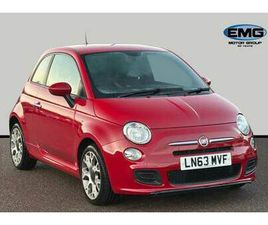 FIAT 500 1.2 S HATCHBACK 3DR PETROL MANUAL EURO 5 S/S 69 BHP PETROL