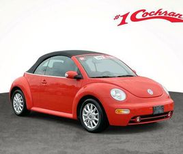 VOLKSWAGEN NEW BEETLE CABRIOLET USED 2004 VOLKSWAGEN NEW BEETLE GLS