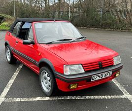 PEUGEOT 205 CABRIOLET CTI 1990 (G) 1.6 GTI CTI CABRIOLET CONVERTIBLE CLASSIC CAR 2DOOR