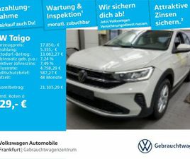 TAIGO 1.0 TSI LIFE FRONTASSIST LED DAB+