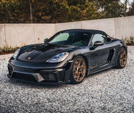 PORSCHE 718 SPYDER RS WEISSACH BLACK BUCKET SEATS