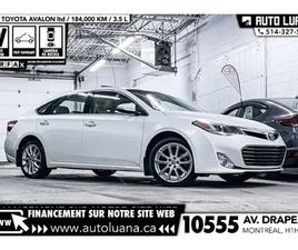 2013 TOYOTA AVALON LIMITED CUIR/NAVIGATION/TOIT/MAGS/PUSH START