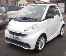 SMART FORTWO CABRIO SMART FORTWO II (2) CABRIOLET ELECTRIC DRIVE 17.6 KWH