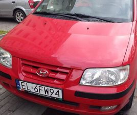 HYUNDAJ MATRIX.2004R.KAROSERIA.2007R.1/6.BENZ.STAN TECH.B.DOBRY.ZADBAN LÓDŹ GÓRNA • OLX.PL