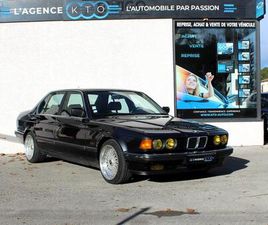 BMW SERIE 7 735 (E32) 735I 3.4 I 211CH BVM5 + CARNET D'ORGINE - DIAMONSCHWARZ