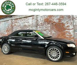 USED 2009 AUDI A4 3.2 SPECIAL EDITION QUATTRO CABRIOLET