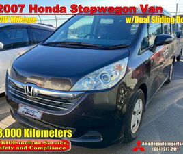 HONDA STEPWGN 2007 HONDA STEPWAGON VAN W/DUAL POWER SLIDING DOOR 28,000 KM