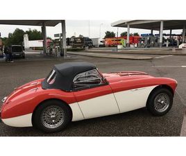 AUSTIN HEALEY 100 1956 AUSTIN-HEALEY 100/4 ROUGE MANUEL, 4 VITESSES CONDUIT...