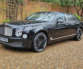 2012 BENTLEY MULSANNE 6.8 V8 4DR AUTO SALOON PETROL AUTOMATIC