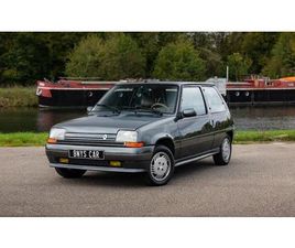 1989 RENAULT SUPER 5 GRIS MANUEL, 5 VITESSES CONDUITE À G...