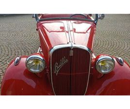 1934 FIAT 508 BALILLA ROUGE MANUEL, 4 VITESSES CONDUITE À...