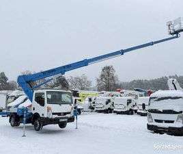 NISSAN CABSTAR PODNOŚNIK KOSZOWY 22M RUTHMANN TB 220.2 ZWYŻKA WUMAG GSR 14… WIDELKI - SPRZEDAJEMY.PL