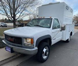 1999 GMC SIERRA 3500 CHASSIS SL ENCLOSED SERVICE BODY DUALLY 4X4 52K LOW MILES
