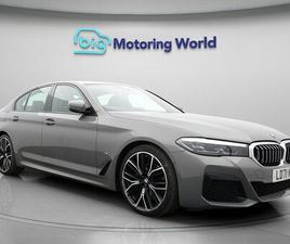 2021 BMW 5 SERIES 2.0TD 520D M SPORT (MHT) SALOON 4D