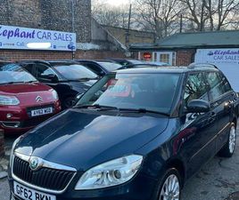 2012 SKODA FABIA 1.6 TDI CR 105 ELEGANCE 5DR ESTATE DIESEL MANUAL