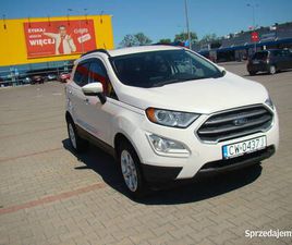 FORD ECOSPORT 2019 2.0 BENZYNA 77 500 KM WLOCLAWEK - SPRZEDAJEMY.PL