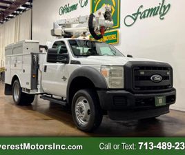 2012 FORD F-550 SUPER DUTY XL 4X2 REGCAB BUCKET TRUCK 6.7L DIESEL PTO 1OWNER