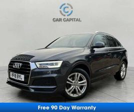 AUDI Q3 2018 AUDI Q3 1.4 TFSI COD S LINE EDITION SUV 5DR PETROL S TRONIC EURO 6 (START/STOP) (150 PS) ESTATE PET...