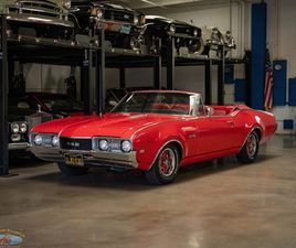 1968 OLDSMOBILE CUTLASS SUPREME 350 V8 CONVERTIBLE WITH HURST 4 SPD MANUAL TRANS