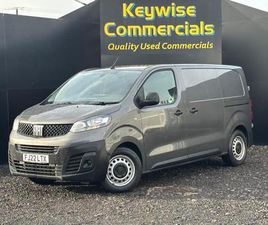 2022 FIAT SCUDO 1.5 MULTIJET TECNICO SWB EURO 6 (START/STOP) 6DR PANEL VAN DIESEL MANUAL