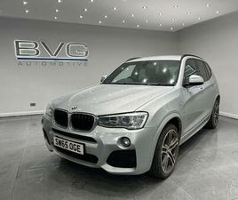 BMW X3 XDRIVE 20D 2.0 20D M SPORT AUTO XDRIVE EURO 6 (START/STOP) 5DR