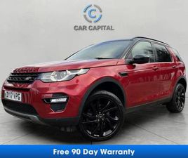 LAND ROVER DISCOVERY SPORT D180 2017 LAND ROVER DISCOVERY SPORT 2.0 TD4 HSE BLACK SUV 5DR DIESEL AUTO 4WD EURO 6 (START/STOP) (180 PS) E...